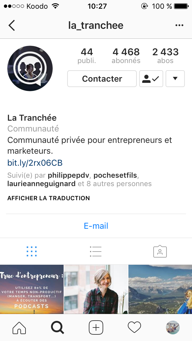 regarde la description de la tranchee ce n est rien de bien complique mais les gens savent a quoi s attendre et quel genre de photos on va publier sur ce - application pour avoir des followers instagram gratuit